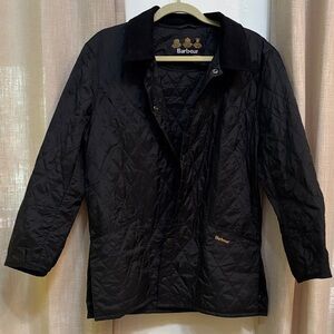 Barbour Men's Black Quilted Shirt Jacket